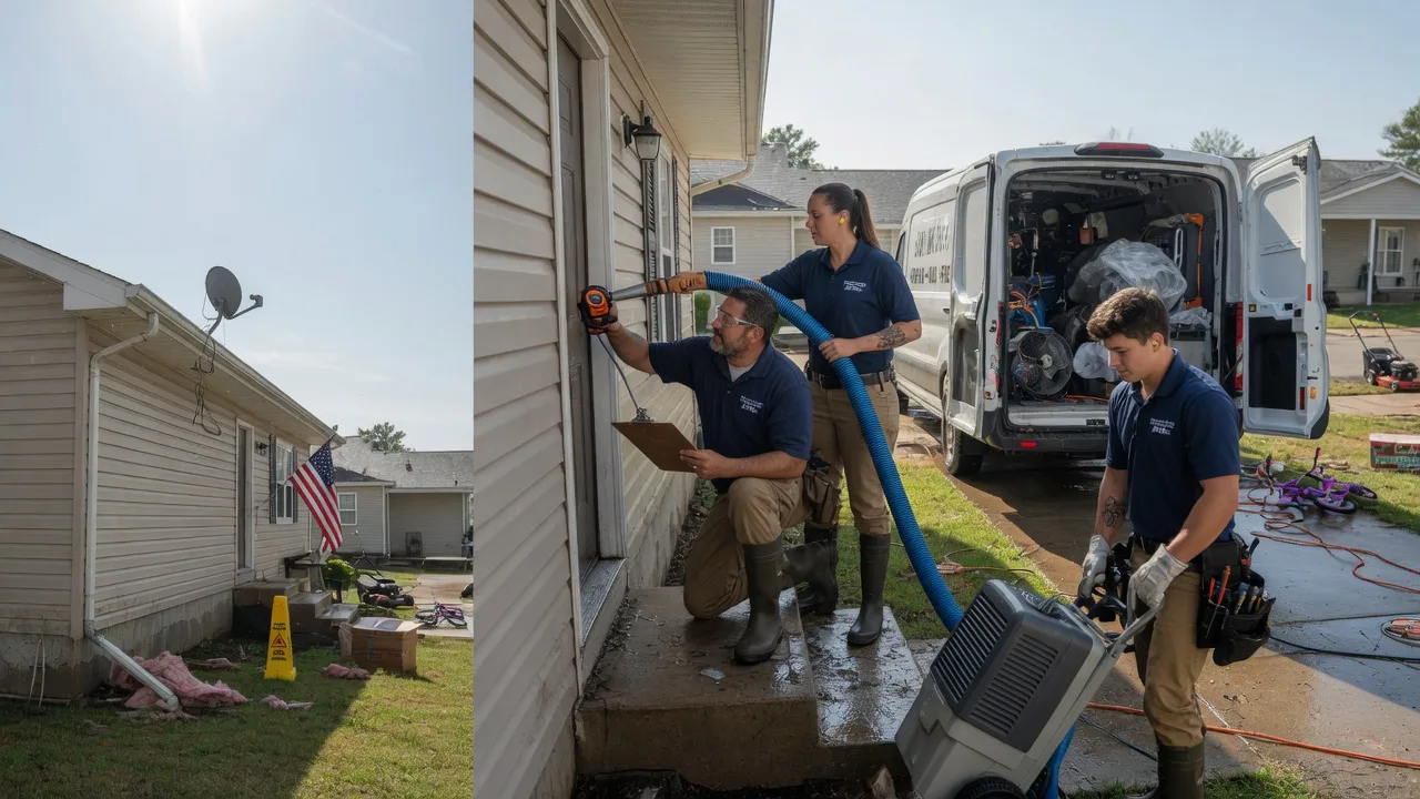 Ceiling Water Damage Restoration in Granville, OH near me